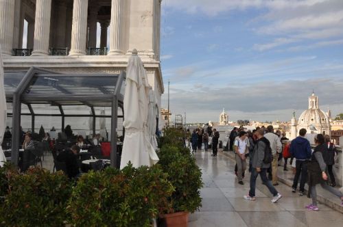 Complesso del Vittoriano muzeja terases kafejnīca