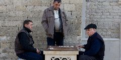 Foto: Vēja un būvlaukumu pilsēta Baku