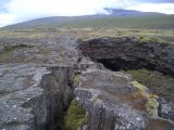 Foto: Vējš, mellenes un lavas lauki