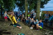 Foto: Slacklining Rīgā
