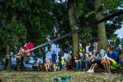 Foto: Slacklining Rīgā