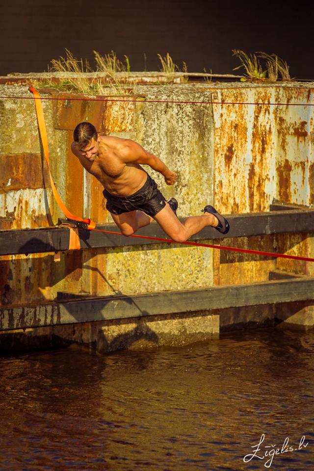 Slacklining Rīgā