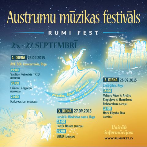 RUMI FEST – mūzika Austrumu un Rietumu krustcelēs