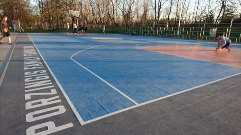 Kristapa Porziņģa (NBA komandas New York Knicks KP6) basketbola laukumi