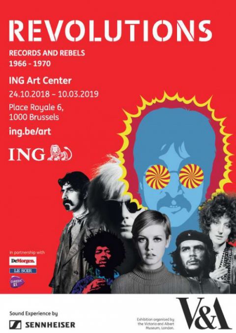Revolutions – Records&Rebels – 1966-1970, ING Art Center, Brisele, līdz 3. martam, 2019